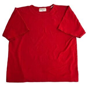 Vintage 90s Marisa Christina Classics Cotton T-Shirt Women's Sz XL Red Crewneck